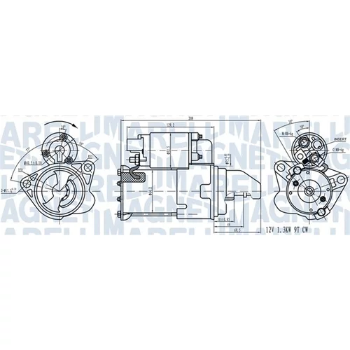 Štartér MAGNETI MARELLI 063721543010