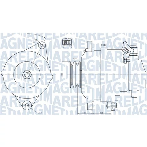 Alternátor MAGNETI MARELLI 063731717010