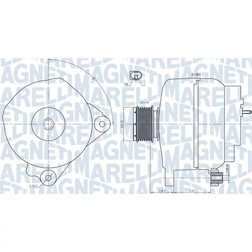 Alternátor MAGNETI MARELLI 063731763010