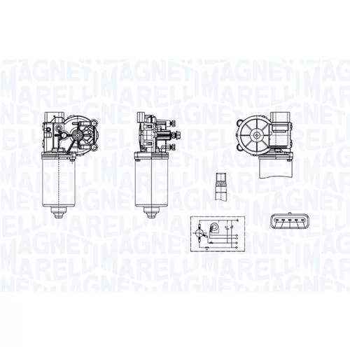 Motor stieračov MAGNETI MARELLI 064376500010