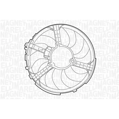 Ventilátor chladenia motora MAGNETI MARELLI 069422033010