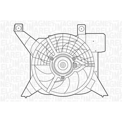 Ventilátor chladenia motora MAGNETI MARELLI 069422381010