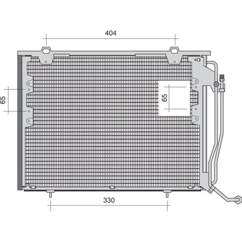 Kondenzátor klimatizácie MAGNETI MARELLI 350203485000