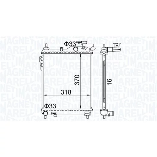 Chladič motora 350213162400 (MAGNETI MARELLI)