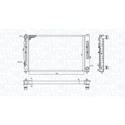 Chladič motora MAGNETI MARELLI 350213199900 - obr. 1