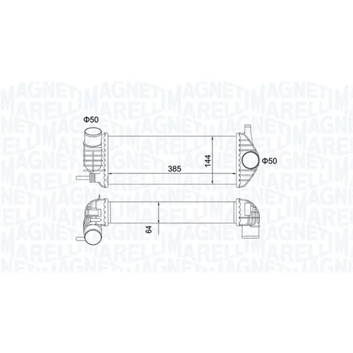 Chladič plniaceho vzduchu MAGNETI MARELLI 351319204480