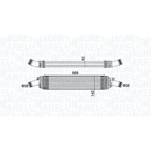 Chladič plniaceho vzduchu MAGNETI MARELLI 351319204820