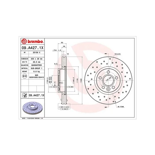 Brzdový kotúč MAGNETI MARELLI 360406087602