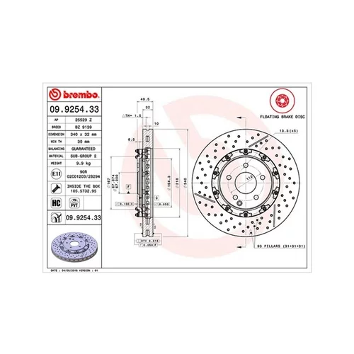 Brzdový kotúč MAGNETI MARELLI 360406128503