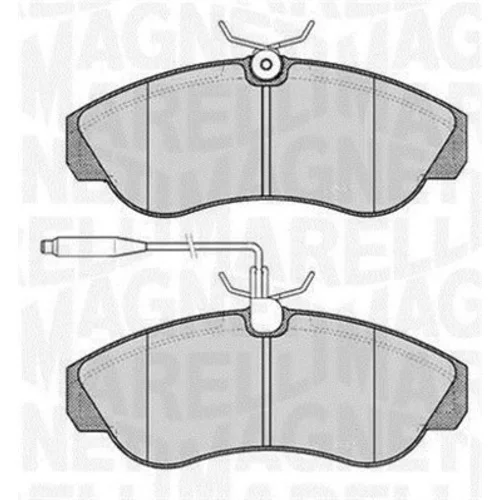 Sada brzdových platničiek kotúčovej brzdy MAGNETI MARELLI 363916060184