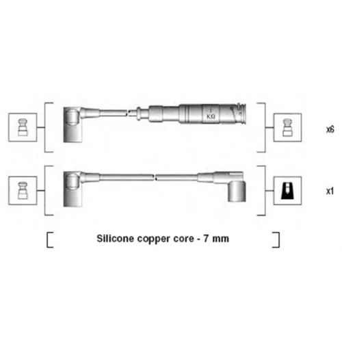 Sada zapaľovacích káblov MAGNETI MARELLI 941115110655