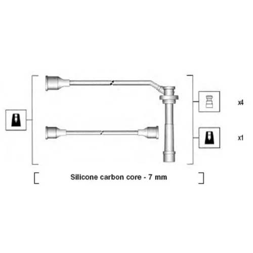 Sada zapaľovacích káblov MAGNETI MARELLI 941285080844