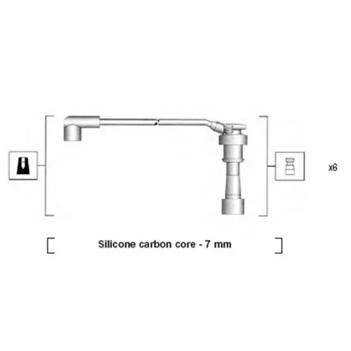 Sada zapaľovacích káblov MAGNETI MARELLI 941285150872