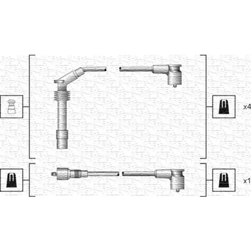 Sada zapaľovacích káblov MAGNETI MARELLI 941318111140