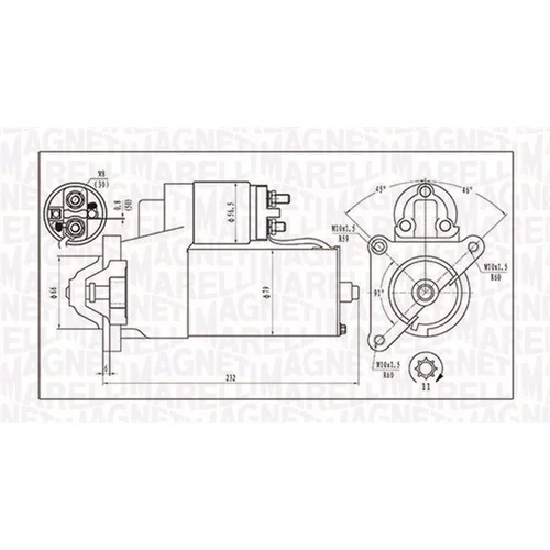 Štartér MAGNETI MARELLI 063720373010