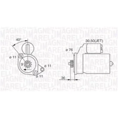 Štartér MAGNETI MARELLI 063720618010