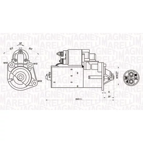 Štartér 063720680010 (MAGNETI MARELLI)