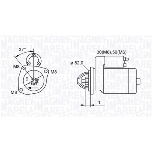 Štartér MAGNETI MARELLI 063721389010