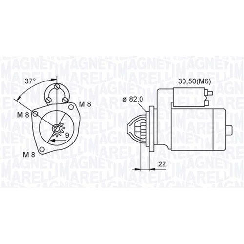 Štartér MAGNETI MARELLI 063721449010