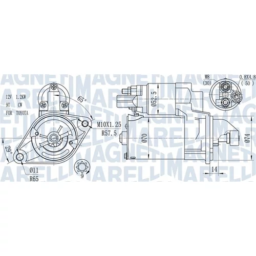 Štartér MAGNETI MARELLI 063721450010