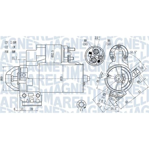 Štartér MAGNETI MARELLI 063721466010