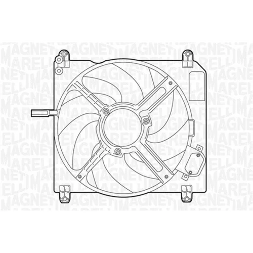 Ventilátor chladenia motora MAGNETI MARELLI 069422010010