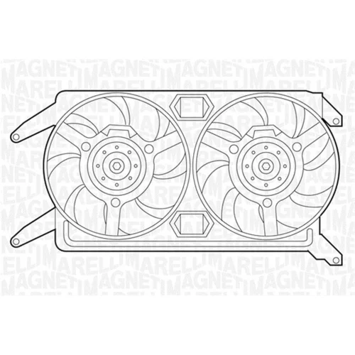 Ventilátor chladenia motora MAGNETI MARELLI 069422298010