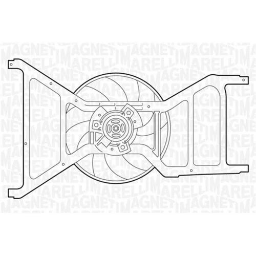 Ventilátor chladenia motora MAGNETI MARELLI 069422353010