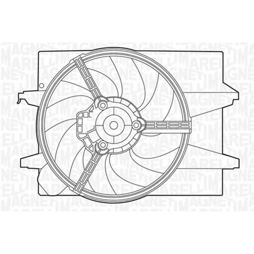 Ventilátor chladenia motora MAGNETI MARELLI 069422395010