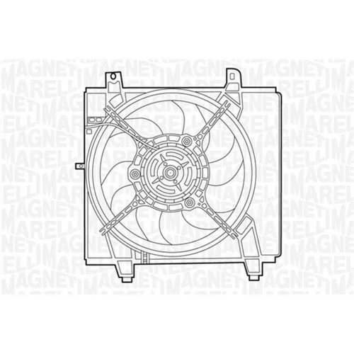 Ventilátor chladenia motora MAGNETI MARELLI 069422408010