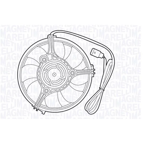 Ventilátor chladenia motora MAGNETI MARELLI 069422467010