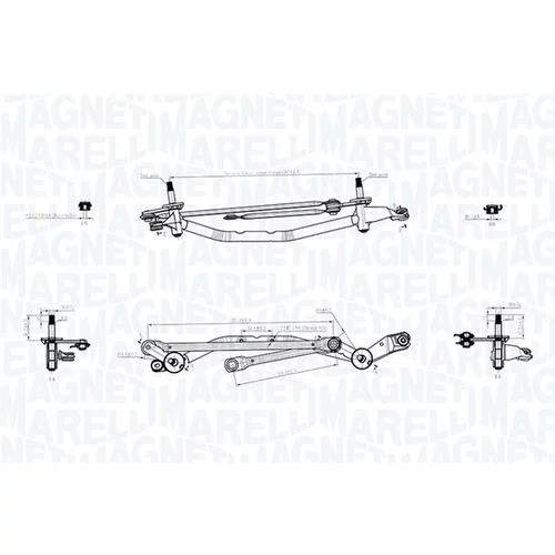 Mechanizmus stieračov 085570739010 (MAGNETI MARELLI) - obr. 1