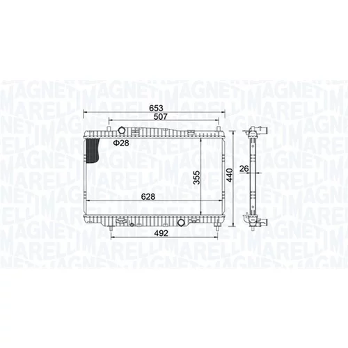 Chladič motora MAGNETI MARELLI 350213155400