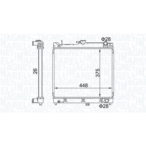 Chladič motora MAGNETI MARELLI 350213192700