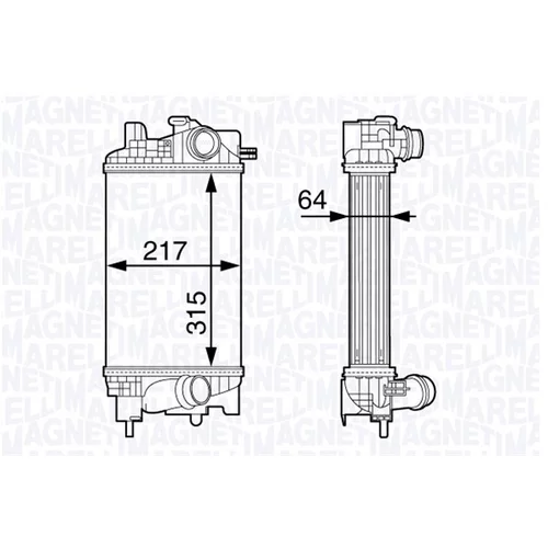 Chladič plniaceho vzduchu MAGNETI MARELLI 351319203020