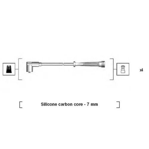 Sada zapaľovacích káblov MAGNETI MARELLI 941145380735