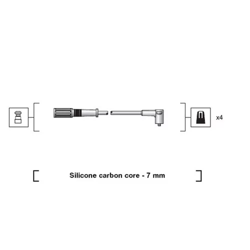Sada zapaľovacích káblov MAGNETI MARELLI 941318111204
