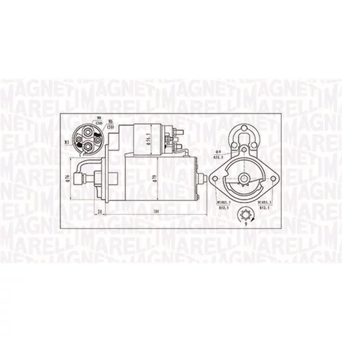 Štartér MAGNETI MARELLI 063720984010