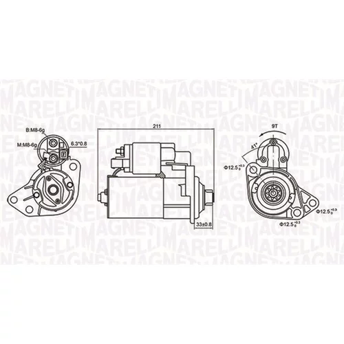 Štartér MAGNETI MARELLI 063721062010