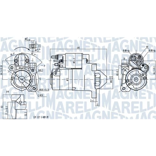 Štartér MAGNETI MARELLI 063721273010