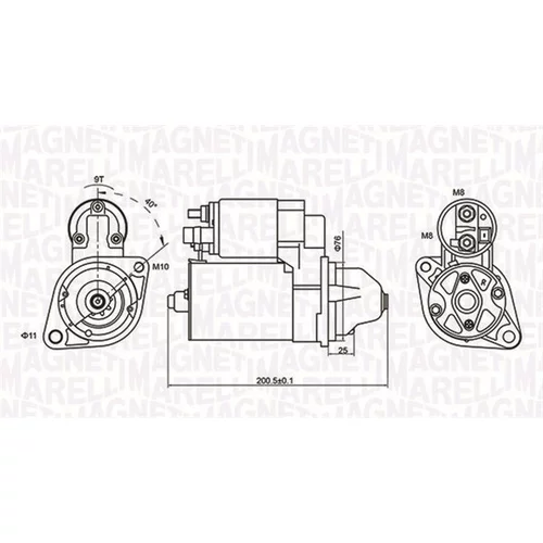 Štartér MAGNETI MARELLI 063721412010