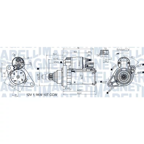 Štartér 063721470010 (MAGNETI MARELLI)