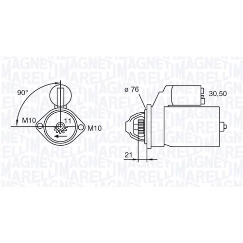 Štartér MAGNETI MARELLI 063721473010