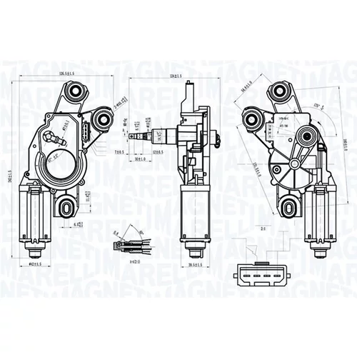 Motor stieračov MAGNETI MARELLI 064070000010