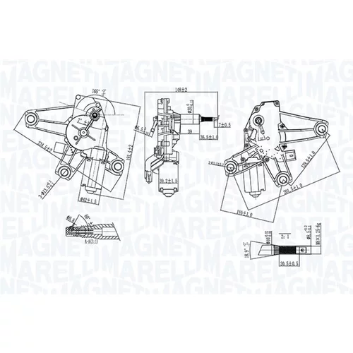 Motor stieračov MAGNETI MARELLI 064074400010