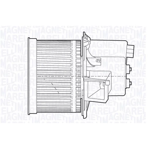 Vnútorný ventilátor MAGNETI MARELLI 069412651010