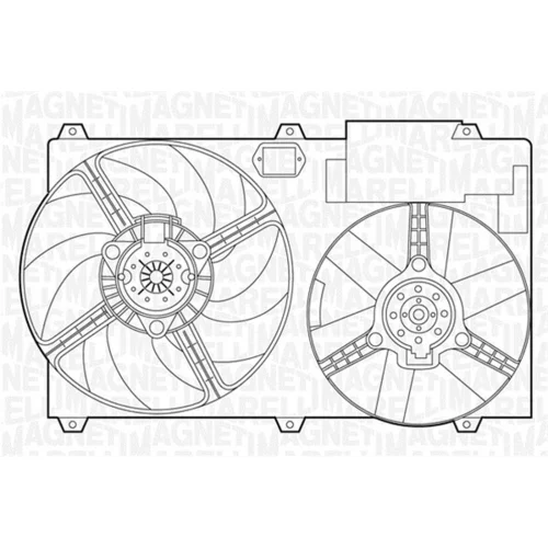 Ventilátor chladenia motora MAGNETI MARELLI 069422389010