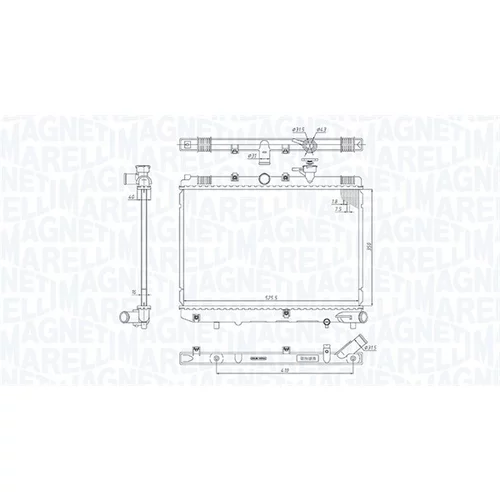 Chladič motora 350213185600 (MAGNETI MARELLI)