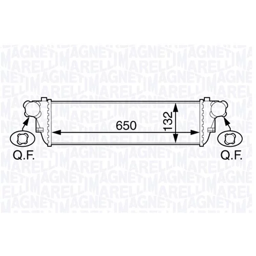 Chladič plniaceho vzduchu MAGNETI MARELLI 351319202060