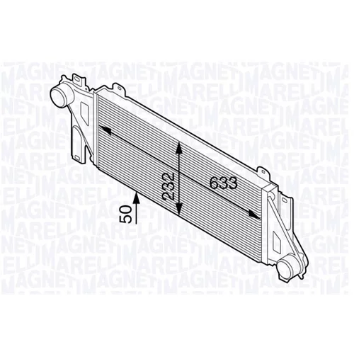 Chladič plniaceho vzduchu MAGNETI MARELLI 351319202580